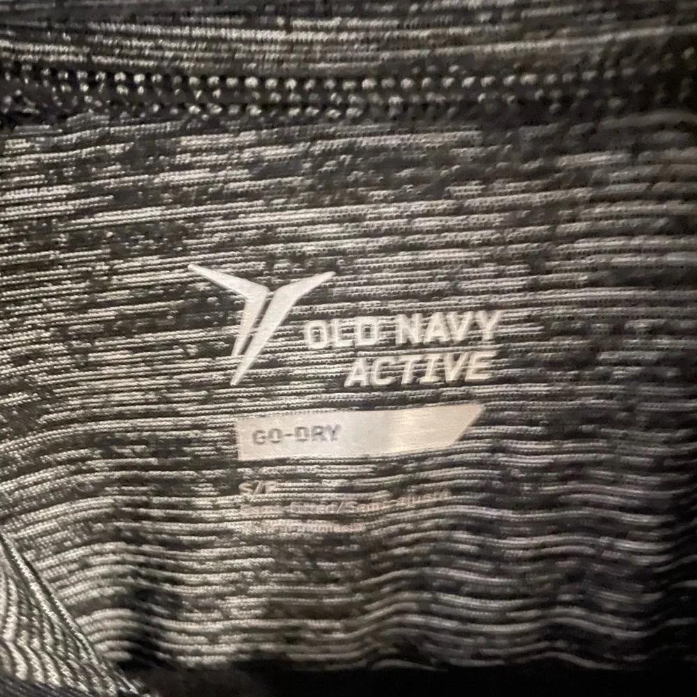 Old Navy Active Go-Dry Heathered Grey Quarter Zip Pullover Women’s S